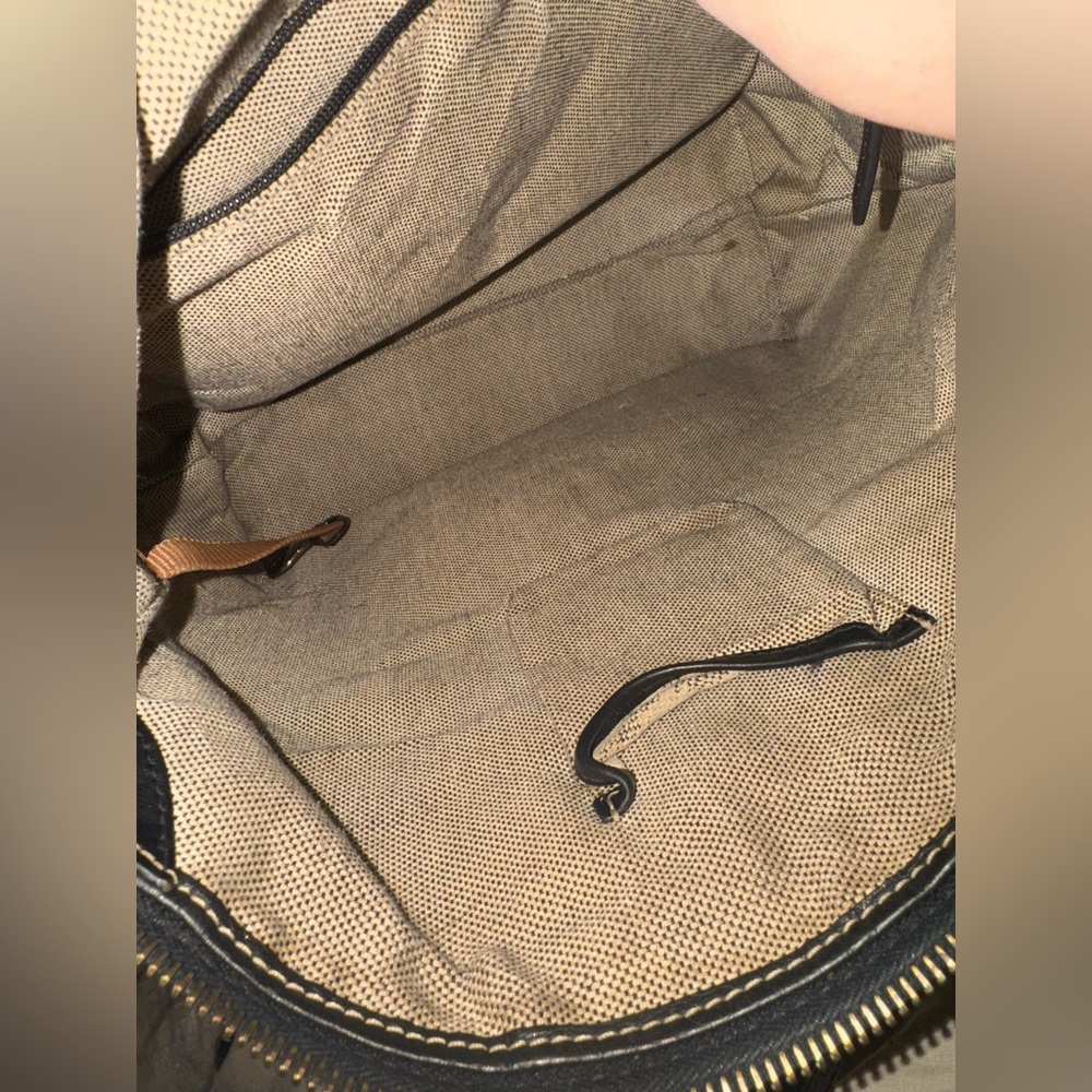 Dooney & Bourke Black Pebbled Leather Satchel - Picture 9 of 16
